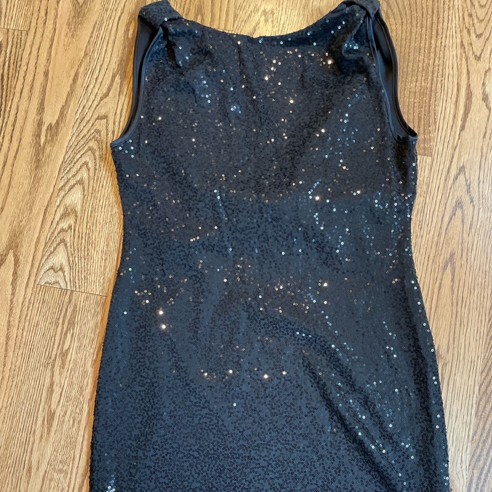 Short back sequin dress
